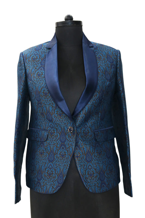 Ladies Sapphire Power Blazer