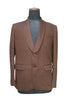 Brown Checkered Smoking Jacket