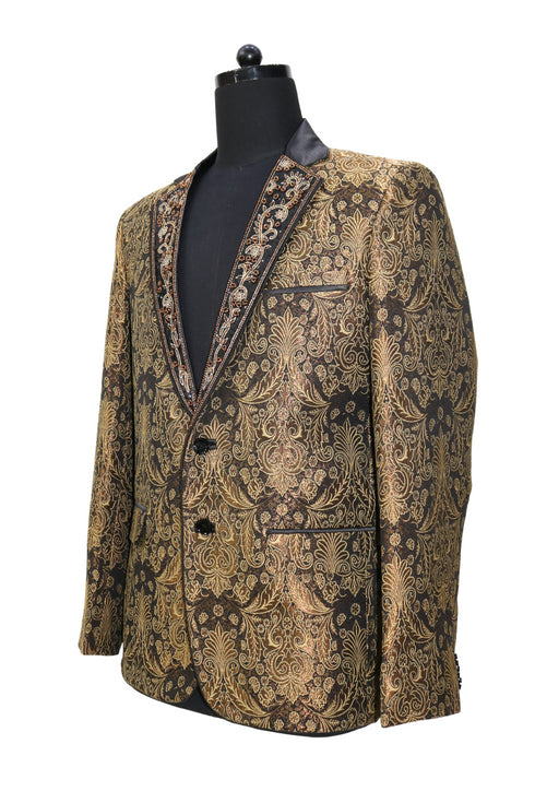 Hand Embroidered Goldrush Blazer