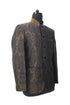 Black and Copper Nehru Jacket