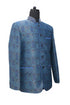 Hand Embroidered Sapphire Nehru Jacket