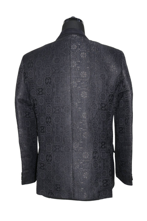 Hand Embroidered Onyx Blazer