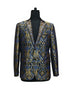 Hand Embroidered Blue Wings Blazer