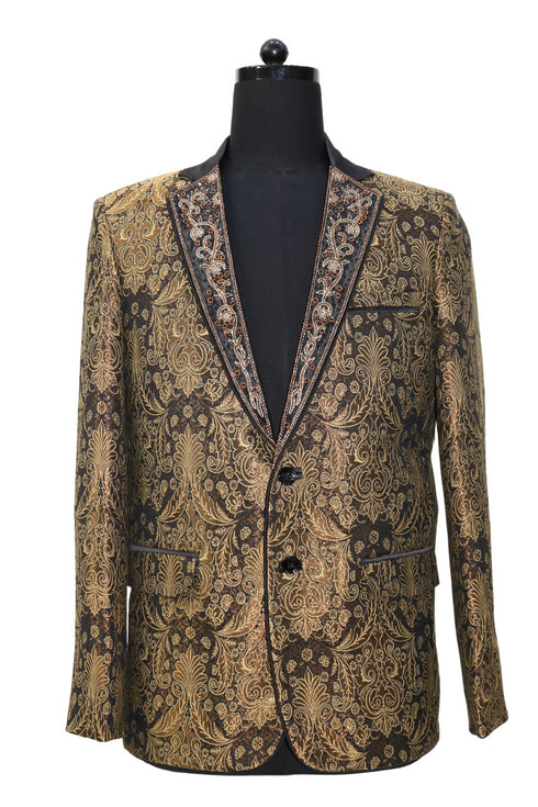 Hand Embroidered Goldrush Blazer