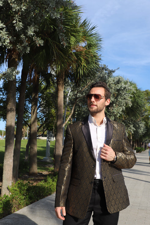Gold Foil Blazer