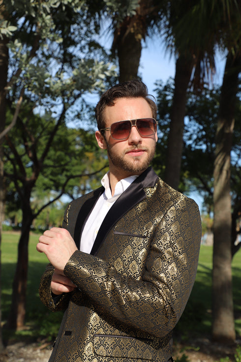 Gold Foil Blazer