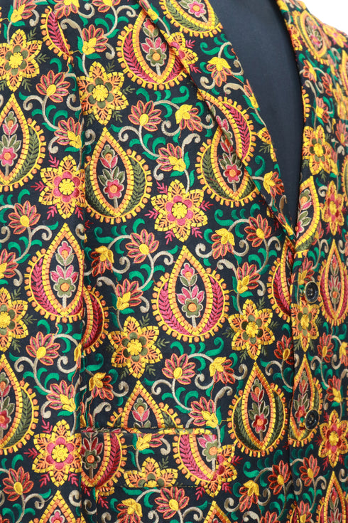 Daisy Chain Embroidered Blazer