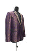 Hand Embroidered Amethyst Blazer