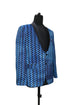 Checkered Velvet Smoking Jacket