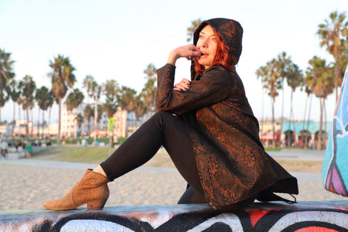 Black and Copper Ladies Sierra Jacket