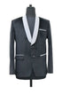 Black Quilted Velvet Smoking Jacket