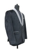 Black Quilted Velvet Smoking Jacket
