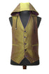 Green Purple Hooded Vest