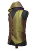 Green Purple Hooded Vest