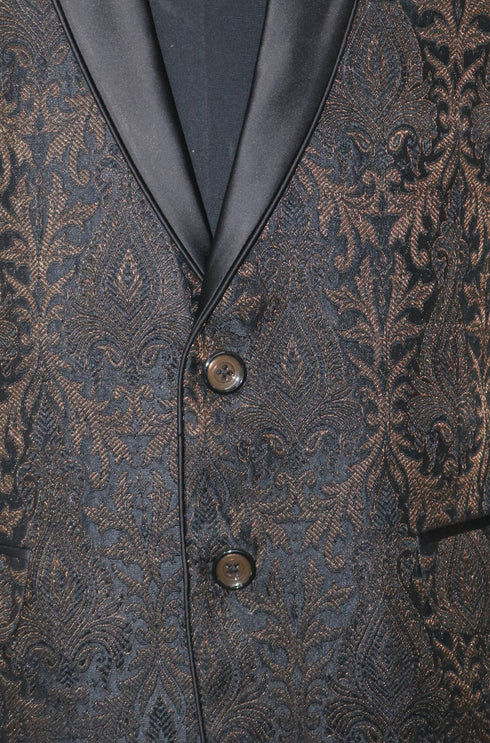 Black and Copper Blazer