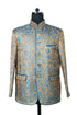 Hand Embroidered Blonde Nehru Jacket