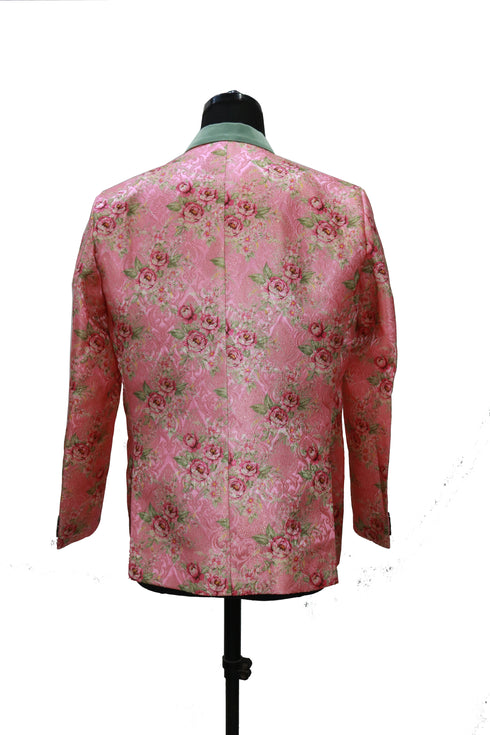 Mint Rose Floral Jacket