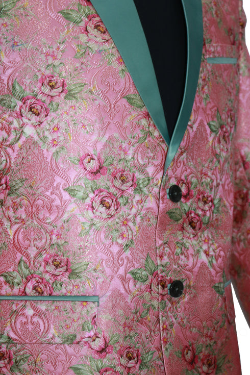 Mint Rose Floral Jacket