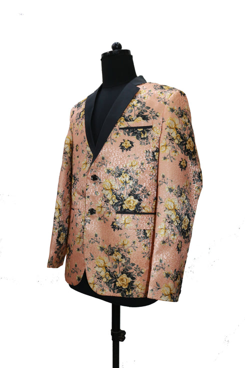 Pink Rust Floral Jacket