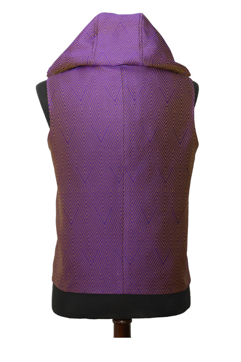 Purple Diamond Hooded Vest