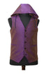 Purple Diamond Hooded Vest