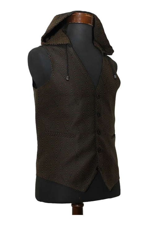 Rainbow Diamond Hooded Vest