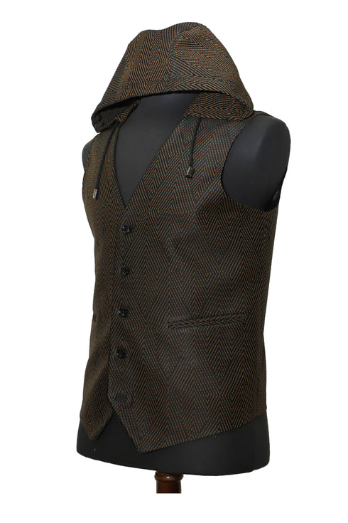 Rainbow Diamond Hooded Vest