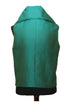 Teal Diamond Hooded Vest