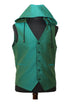 Teal Diamond Hooded Vest